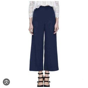 Rebecca Taylor wide legs crop Pants, Nany blue, Size 2
